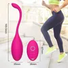 10 Speeds Jump Egg Vibrator Vibrating Egg Silicone Wireless Remote Anal Clitoris Stimulation Sex Toys for Women Adult Products