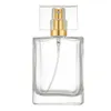 30ML square glass perfume bottle cosmetic dispensing nozzle spray bottles 100pcs/lot