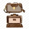 Ladies Fashion Casual Designe Luxury Mini Crossbody Clutch Bag Tote Handväska axelväska Messenger väskor Högkvalitativ topp 5A 614368 Purse Pouch