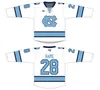 NCAA Custom Unc North Carolina Tar Heels zszyta koszulka hokeja 20 Britt Schlatmann 21 Eva Smolenaars 22 Jasmina Smolenaars 24 Brooke Behan 26 Riley Fulmer Jerseys