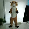 Professional Coat Antelope Костюм талисмана Хэллоуин Рождественское Рождество Приятение Платье для вечеринок Мультфильм Костюм Карнавал Унисекс Унисекс Наряд