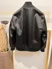 2022 Осенняя зимняя новая дизайнерская куртка мода Двусторонняя износовая дизайн черный бейсбольный воротник высококачественный ветрозащитный материал роскошный мужская куртка