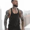 Sleeveless Gym Tank Men Running Shirt Summer Vest Breathable Muscle Mens Tops Workout Fitness T Sport 220622
