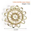 Folding Coffee Filter Paper Holder 304 Rostfritt stål S Rack Collapsible Dripper Cup Stand Brew Tool 220509