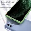 11 Colors Luxury Silicone TPU Cases For iPhone 13 11 12 Pro Max Mini SE 2 XS Max XR X 7 8 6 6S Plus Matte Cover Soft Camera Protection Case