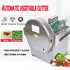 Machine de découpe automatique multifonctionnelle de luxe commerciale électrique pomme de terre carotte gingembre trancheuse déchiquetage coupe-légumes 220V 5500W