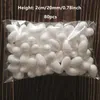 Decorative Flowers & Wreaths 2/2.5/3/4/4.5/5.5cm 10-80pcs Water Drop Modeling Shaped Styrofoam Foam Crafts Flower Heart DIY Handmade White R