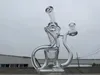 Rabatt unikt Biao Glass Recycle Style Hookahs Vattenrör med klar färg 14mm Joint2258527