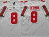 NCAA Ohio State Buckeyes College Football Jersey 5 Garrett Wilson Raekwon McMillan 8 Trey Sermon 9 Binjimen Victor 12 Cardale Jones High Quality stitched jerseys