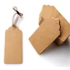 Украшение вечеринки Оптовая пустая цена Kraft Paper Lage Diy Label BBB15419