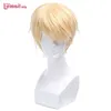 L-email perruque cheveux synthétiques Seraph de la fin Mikaela Hyakuya Cosplay perruques Blonde courte droite hommes résistant à la chaleur Wig220505