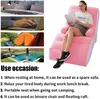 Meubles de camping à la maison meubles de chambre confortables canapé-lit gonflable pvc floqué matelas pneumatiques randonnée portable voyage chaise de canapé de plage