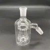 45 Dreans 14mm Clear Matrix Perc Vetro Ashatcher per Bongs Bongs Ash Catcher DAB Rigs Bong Bubbler Accessori per fumare