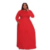Women's Plus Size Tracksuits Set 2 Piece Sets Sexy Womens Outfits Fall Workplace Leisure Pure Color Tall Waist Long Sleeve Wholesale Drop