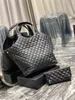 5ATotes 2022 icare maxi shopping in quilted lambskin real leather large capacity shoulder tote bag diamond with chain coin wallet summer