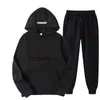 Herrens upps￤ttningssp￥rsp￥r Set Hoody Design Sweatshirts Sport Sport tr￶ja Sportkl￤der f￶r kvinnor Set 2 -stycke Svettdr￤kt Brev Weat Pants Sweatsuits 3xl