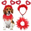 Dog Apparel Po Props Breathable Pet Dogs Gauze Princess Dress Headband Set SuppliesDog DogDog