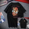 T-shirts masculins Vêtements de mode pour t-shirt décontracté pour hommes et femmes Coton Punk Top Summer Harajuku surdimensionné gothique manches courtes