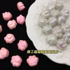 Girl Heart Pink Cat's Paw Beads DIY Mobile Phone Charm String quarzi Perline Materiali Braccialetto fatto in casa Collana Accessori per ornamenti a forcina