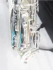 2023 Neues Saxophon Mark VI Altsaxophon Eb versilbertes Saxophon-Musikinstrument mit Koffer