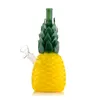 9,4-inch glazen waterpijpwaterpijp in ananasvorm met groen mondstuk, diffuse downstem-percolator en vrouwelijk gewricht van 14 mm