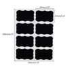 32pcs4 sets Blackboard Spice Sticker Reusable Jam Labels Kitchen Stickers Organizer Wall Sticker home decor Chalkboard Label 220727