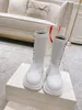 2022 Örgü Esneklik Kadın Erkek Botlar Moda Tasarımcı Baskı Çorap Ayakkabıları Streç Boot Yarı Stiletto Üst Kalite Yüksek Topuk Kadın Önlük Boyutu 35-44