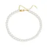 Parelketting Choker Effen Eenvoudig Elegant Dikte 0,6 cm en 0,8 cm eenvoudig temperament mode klein fris