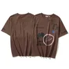 Flash Unisexe Avatar Imprimé Manches Courtes American Loose T-shirt Hip Hop