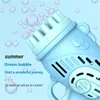 Summer Party Supplies 23Holes Automatic Gatling Bubble Guns For Kids Electric Rocket Launcher Wedding Bubble Machine