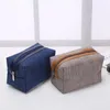 Myyshop Portable Cosmetic Bag Simple Square Bags Commute Storage Customized Logo Zipper Handbag Home Furnishing