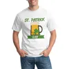 Herr t-shirts glad St Patricks dag mode rund nacke t skjortor avslappnade herr sommarstesor