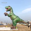 Ballon de dinosaure gonflable furieux, modèle tyrannosaure Rex, parc Jurassic, simulation d'explosion, T.rex vert pour événement de musée