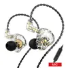 Hörlurar hörlurar mt1 dynamisk hifi i öronörlurarna DJ Monitor öronsportbuller avbryter headset KZ edx zstx zsn Pro M10 T3870227