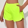 Lu-31 Breathable Zipper Yoga Hotty Hot Shorts Gym Clothes Women Underwear Outdoor Running Fitness shorts Hot Pants Leggings