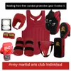 Полный комплект Sanda Protective Gear Взрослые дети Клуб боевых искусств боевые искусства Обучение боксерская оборудование фактическое боевое костюм Elbow K288J
