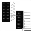 Anelli da naso Borchie Gioielli per il corpo Gioielli 60 pezzi Set di borchie a forma di L in scatola con kit di pistola per piercing in cristallo Anello falso Ago in acciaio inossidabile Cerchio Pac