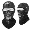 Quente CS Cosplay Fantasma Fantasma Máscara Tático Face Máscaras Motociclista Motociclista Ciclismo Balaclava Respirando Impermeável impermeável Máscara Esqui Esqui Esporte