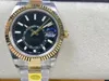 Top Men's 42mm Watch N Factory V2 9001 Automatic Mechanical Movement 904L Sapphire Glass Ultra Thin wristwatch montre de luxe290p