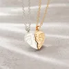 Collier pendentif cœur romantique pour Couple, chaîne réglable, attirer l'aimant, bijoux de fête de mariage, accessoires pour hommes et femmes