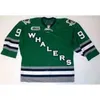 CHEN37 C26 NIK1 Vintage Whalers #9 Tyler Seguin Retro Hockey Jersey Mens Bordado costume personalizar qualquer número e nomes