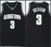 3 Allen Iverson Jersey Patrick Ewing Jersey 2022 NCAA Georgetown Hoyas Bethel Lisesi Dikişli Kolej Basketbol Formaları Jalen Rose Michigan Wolverines Wears