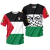 OGKB 3D Printed Бесплатная палестинская футболка мужчина летняя рубашка с коротким рукавом Save Conte Peace Indize Uplesize 220707