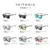 Veithdia Unisex Retro Aluminumtr90サングラス偏光レンズビンテージアイウェアサングラス