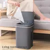 Smart Induction Trash Can Automatic Intelligent Sensor Dustbin Electric Touch Bin for Kitchen Bathroom Bedroom Garbage 220408