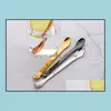 Spoons Flatware Kitchen Dining Bar Home Garden New 304 Stainless Steel Family Sugar Spoon Coffee Mixing Double Head Po Dhsc9