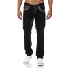 Men Jeans Straight Low Rise Modern Skinny Slim Fit Jeans Stretch Five Pocket Denim Pants