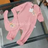 Pasgeboren Rompers Baby Girl Boy Long Sleeve Herfst Cartoon Bear Jumpsuits 100% katoenen kleding Kids Boutique Outfits Kleding