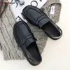 bruna svarta loafers kvinnor student enhetliga små läderskor lägenheter retro brittisk stil mode kvinnor enskilda skor Mary Janes 220623