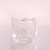 猫の形をしたガラス花瓶水耕植物花瓶のテラリウムコンテナポット装飾アートギフト220527